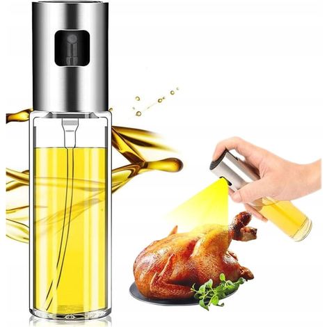 Dispensador de aceite y vinagre de cocina de 100 ml transparente