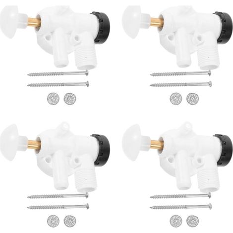 4-teiliges Reparaturset für Toilettenventile, robustes ABS (1/2)