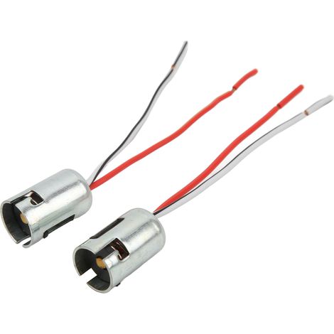 2 Stück Glühbirnenanschlussadapter Flachfuß Einzelkontakt Praktisch Leicht LED-Fassungsadapter (1/5)