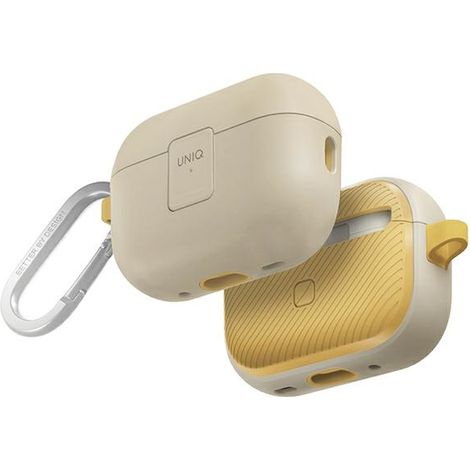 AirPods Pro 2 Hülle Uniq Clyde Lock Beige-Gelb (1/5)