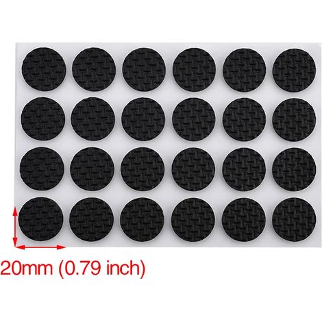 (Ensemble de 2 pièces) Patins auto-adhésifs pour pieds de meubles, antidérapants, amortissants, protection pour tables et chaises.