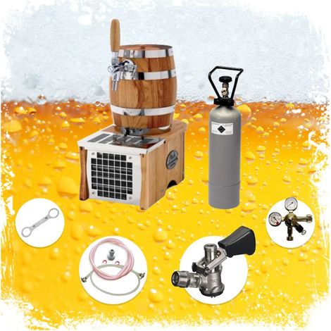 Tireuse a biere Soudek machine a biere, pompe a biere 1 ligne, 1/8 HP, 20 litres/h, professionnelle, KEG: Adaptateur 5 litres