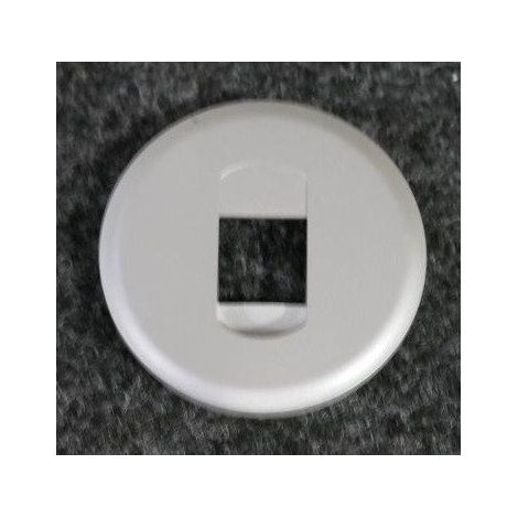 Enjoliveur central couleur titane pour mecanisme prise HP simple (067311) CELIANE (1/2)