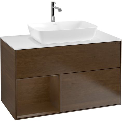 Villeroy & Boch F771GNGN Meuble sous-lavabo Finion F77 (1/2)