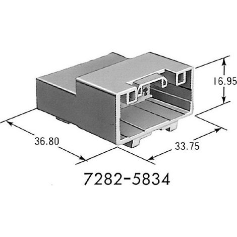 Connettore serie 1.0 porta maschio 22 vie