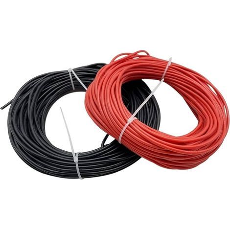 Câble en silicone 4mm 500v Rouge (1m) Sif4.00-r