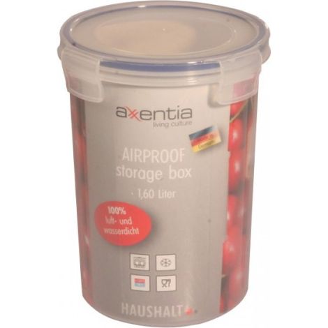 Boîte de conservation ronde Axentia 1600 ml hermétique (1/2)