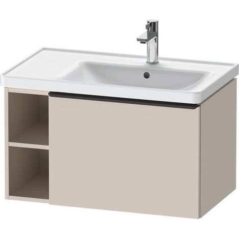 DURAVIT DE42570BD910000 D-Neo WC suspendu blanc avec bride arrière 784x452x440 Mont. par le haut