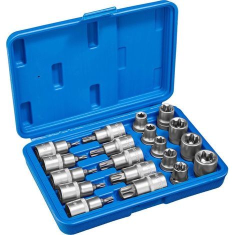 Coffret Douilles Embouts 19 Pièces (1/4)