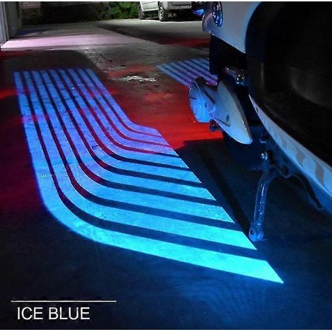 Set Motorrad-LED-Ambientebeleuchtung, Fahrzeuginnenbeleuchtung, dekorative Rückleuchte, Ambientebeleuchtung, Fahrzeugbeleuchtung (Eisblau)