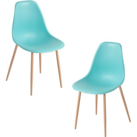 Packs Sillas Comedor - Pack 2 Sillas Mykle - Aguamarina (1/5)