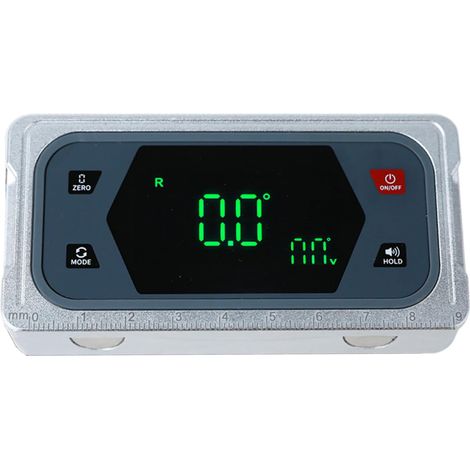 Jauge d'angle magnétique pour scie de table rapporteur à onglet avec alarme sonore Outil de mesure du bois Batterie non incluse pour le travail du bois Scie à table Cadeau pour homme (1/5)