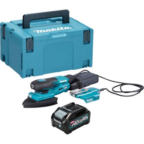 Makita BO 006 CGM101 Ponceuse delta sans fil 40 V max. 100 x 150 mm 3,0 mm course Brushless + 1x batterie 4,0 Ah + Makpac - sans chargeur (1/5)