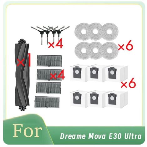 Lot de 21 Brosses Latérales Filtre HEPA Tampons et Sacs à Poussière pour Aspirateur à Rouleau (1/4)