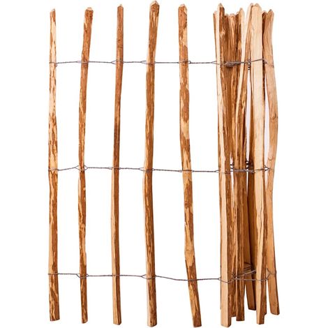vidaXL Staccionata in Legno di Nocciolo 120x250 cm