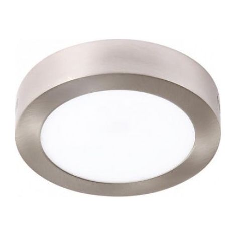 IluminaShop - Plafon LED Circular de Techo Niquel 6W 460LM Blanco Frio 6000K