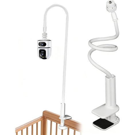 Support Caméra de Surveillance Fixation par Pince, Réglable en Longueur 75cm (1/5)