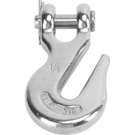 Élingue de levage pour bateau marin, crochet 1/4in, capacité 1000lbs, acier inoxydable 316 (1/5)