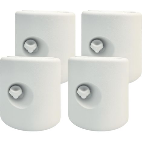 Lot de 4 Pieds de tonnelle pop-up remplis d'eau ou de sable pieds de sol pour pavillon en HDPE avec vis de sécurité (1/5)