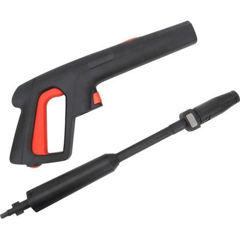 Pistolet nettoyeur haute pression avec lance à vitesse variable, compatible avec les nettoyeurs haute pression Black & Decker, Annovi Reverberi AR Blue Clean, Michelin, Stanley et Mac Allister. (1/3)