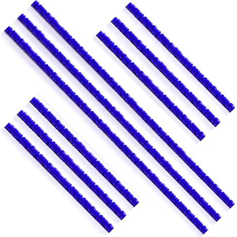 Lot de 9 bandes de feutre douces en peluche pour Dyson V6, V7, V8, V10, V11, pièces de rechange souples, pour aspirateur, têtes de nettoyage d'aspirateur, 3 longues (23 cm), 6 courtes (11,5 cm) (1/5)