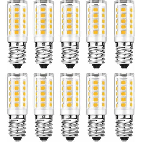 E14 LED-Lampe, Kaltweiß 6000 K, 5 W (entspricht 50 W Glühbirne), 400 lm, nicht dimmbar, 10er-Packung (1/4)