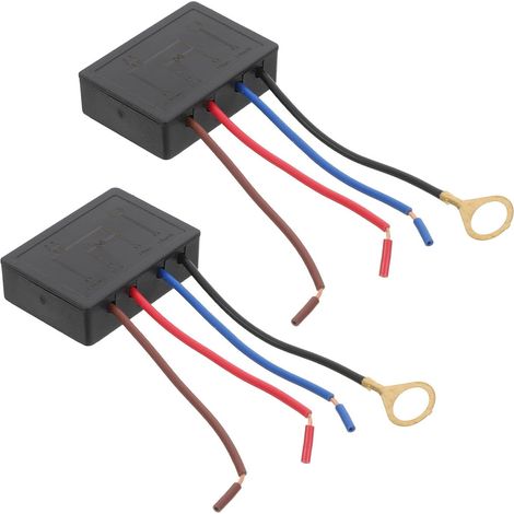 Module variateur tactile : 2 pièces interrupteur tactile pour lampe de table - Fonction dimmable avec contrôle par capteur - Variateur à 4 voies - Pour dispositifs à capteur (1/5)