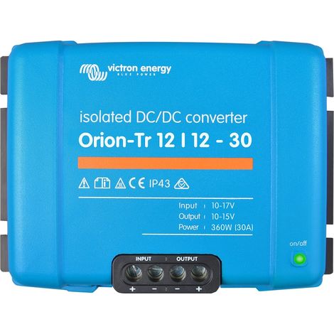 Convertidor DC-DC Orion 12V/12V 30A (360W) Aislado