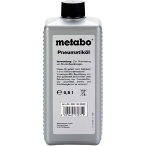 METABO Aceite para máquinas neumáticas 0,5l 0901008540
