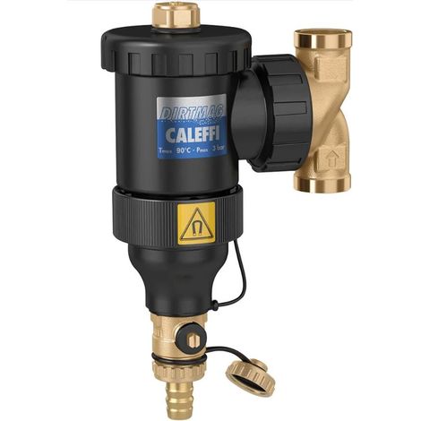 Thermador – Pot de décantation à boue orientable – Raccord femelle-femelle – Filtration jusqu'à 5µm – Corps en polymère renforcé – Purgeur manuel (1/6)