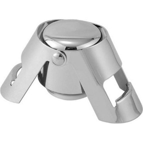3 tappi per champagne in acciaio inox, tappi riutilizzabili per vino spumante, tappi per champagne a tenuta stagna con guarnizione in silicone, sigillati sottovuoto (1/5)