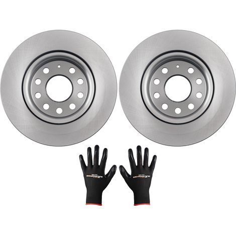 Pair Brake Disc Front for VW Caddy III Golf Plus 2004-2015 1K0615601K 280mm