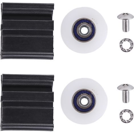 Kit de roulettes de porte de serre haut de gamme - Roues de rechange, pièces et quincaillerie pour hall d'entrée - Accessoires de haute qualité pour portes coulissantes sans effort (1/5)