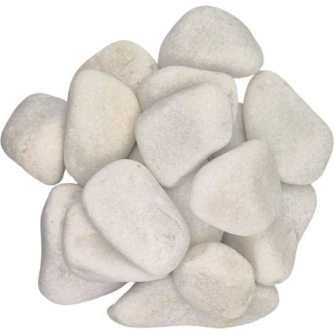 BIG BAG de +/- 500 Kg Galets Blanc Pur Ø 70/120 mm - Livraison STANDARD (1/4)