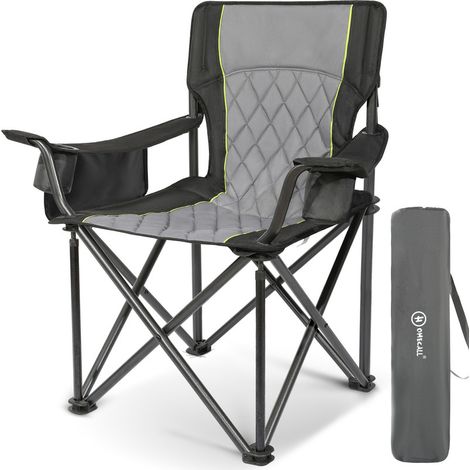 HOMECALL Campingstuhl Übergroßer Klappstuhl mit hoher Rückenlehne, XXL Faltstuhl Gepolstert ( Bis 360KG Belastbar ) , Robust und Zuverlässig klappstuhl für Outdoor, Balkon, Garten