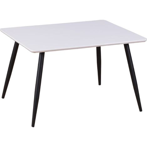 Table Enfant "Plaza" 60x80cm Blanc & Noir (1/5)