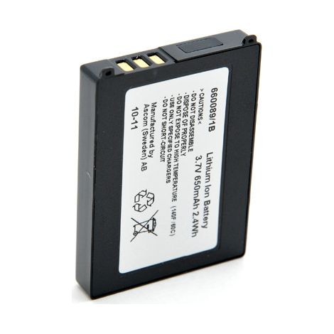 Ascom - Batterie talkie walkie Ascom 3.7V 650mAh - 660089660161660089/1B
