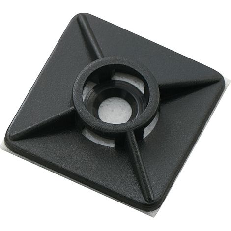 Embase de fixation Plage de Ø du faisceau: 4.80 mm (max) TRU COMPONENTS WCA26RBK 541541 noir 1 pc(s)