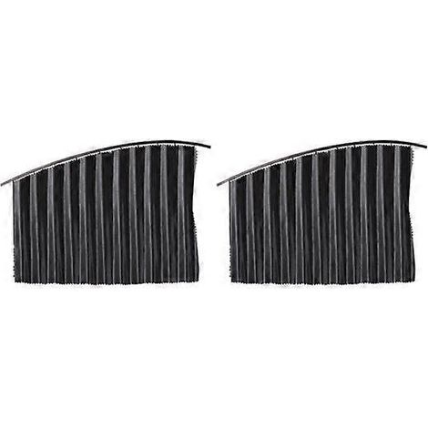 Lot de 2 pare-soleil de voiture résistants à l'usure, pliables, avec fixation magnétique, noirs. (1/5)