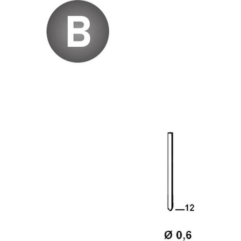 20 000 Finettes Minibrads en Bande Stanox - 0.6x12 mm - D-Work (1/4)