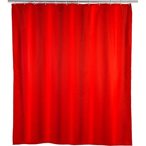 1 Rideau De Douche Anti-moisissure, Antibactérien, Polyester, 180x200 Cm, Pour Salle De Bain (1/5)