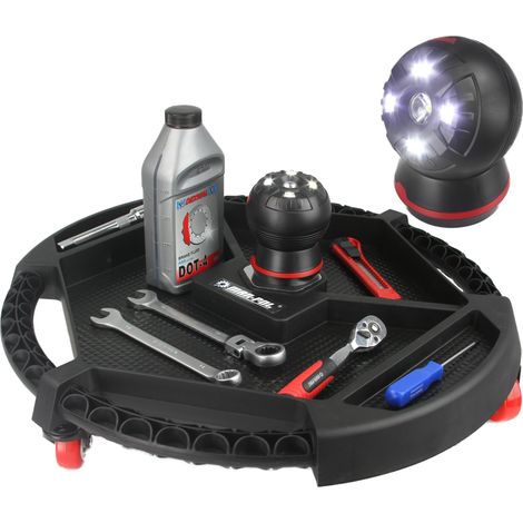 Milwaukee M80199 Tavolo da lavoro su ruote con lampada LED
