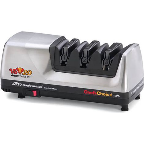 Chef's Choice Diamond Knife Sharpener Angle Select Brushed Metal Cover
