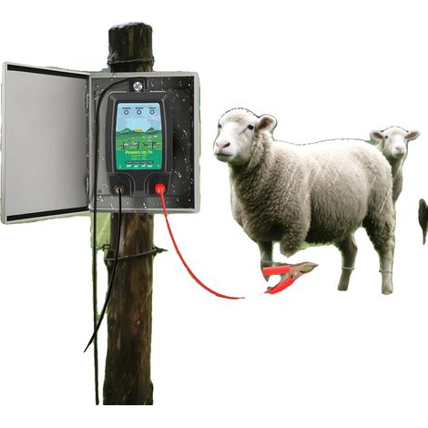 Électrificateur de clôture électrique, 1,5-2J de sortie, portée de contrôle de 10 km, 220-230V CA, 12V CC, compatible solaire (1/5)