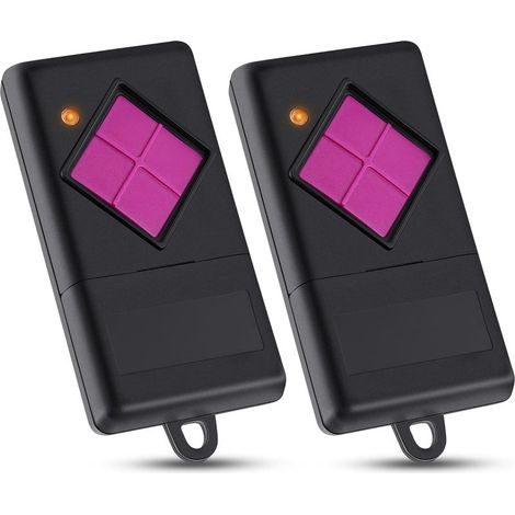 Telecommande Portail Compatible avec Dickert Tormatic MAHS433-01, MAHS433-04, S10-433A1L00, S5-433A2L00 pour Dickert 433,92MHz Télécommande Porte de Garage avec Interrupteur DIP, 2 Pack (1/5)
