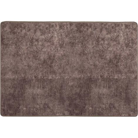 vidaXL Rug Runner MARSA Grey 100 x 150 cm Polyester and PVC