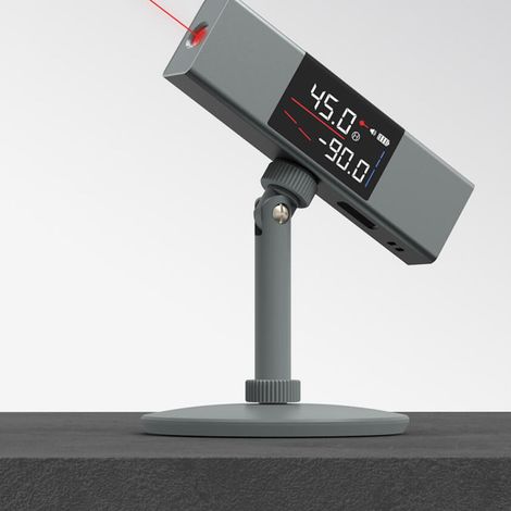 Jauge d'angle laser Duke LI1, mini-mesureur portable pour bricoleur, avec écran LED haute précision (version anglaise) : jauge d'angle sans support (1/5)
