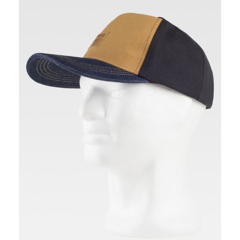 Gorra Combinada Workteam WFA940 Canvas y Vaquero