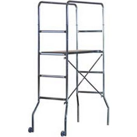 1PZ TRABATTELLO TRIO IN ACCIAIO ZINCATO - cm.130x60x188h. peso Kg.20
