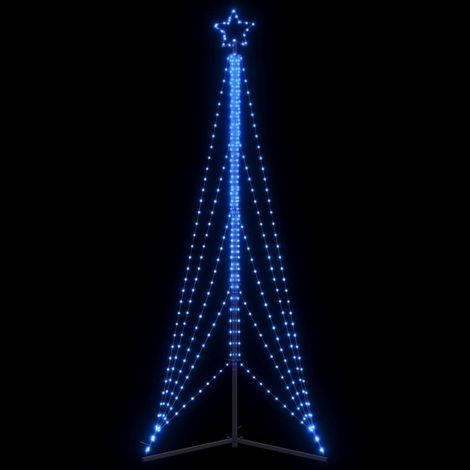 Sapin de Noël à LED 525 LED bleu 302 cm vidaXL (1/5)